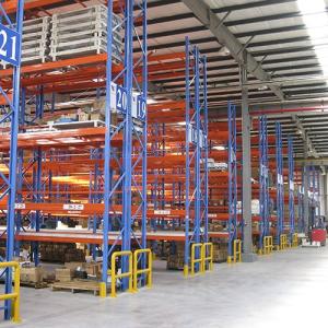 ASRS Rack System Automated High Density Filo Fifo Storage / Retrieval System With Heavy Duty Pallet Conveyor