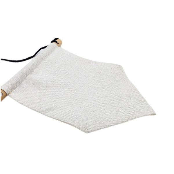 Sublimation Banner Blanks Printable Decorative Linen Sublimation Triangle Flag