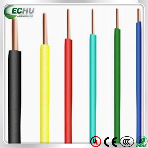 Single Core Non-sheathed Cables with Rigid Conductor for General Purposes 450/750V BV BVR