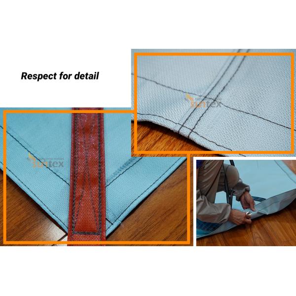 EV Fire Blanket Kit Gray 550℃ Thermal Resistance