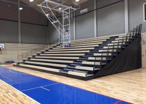 China Travelling Retractable Seating System / Plywood Deck Movable Stadium Seating wholesale