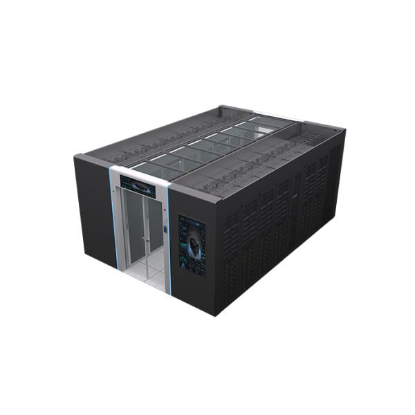 24 Rack Hyperscale Modern Data Center Hot Aisle And Cold Aisle Containment
