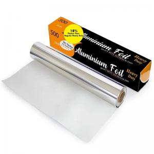 China Food Grade Kitchen Paper Aluminum Foil Roll For Cooking wholesale