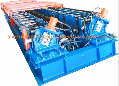 Quality 18.5KW Upright Racking Roll Forming Machine Custom For Double Sides Profile for sale