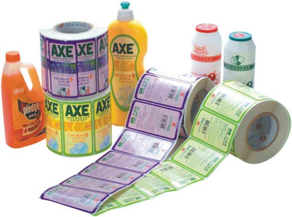 Quality Roll Sticker Flat Label for Bottle CMYK Colors Printing OEM Custom Gloss Art Paper Material Printing for sale