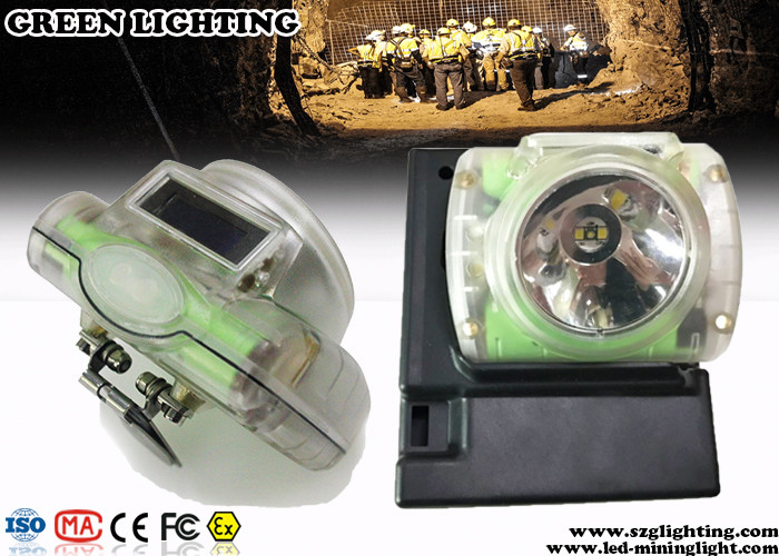 Quality 13000 Lux  Rechargeable Led Headlamp with USB Charger OLED Screen for sale