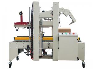 China Automatic Cartons Box Sealer Carton Tape Sealing Machine Top And Bottom Packing on sale
