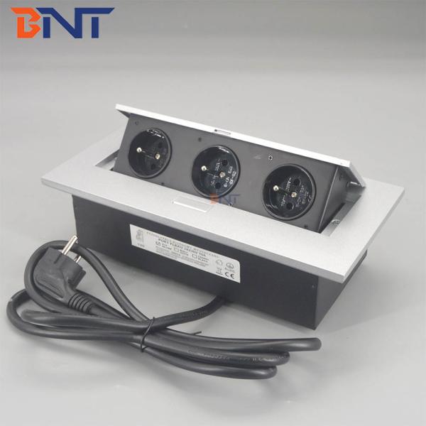 Zinc Alloy Desktop Hidden Pop Up Power Outlet