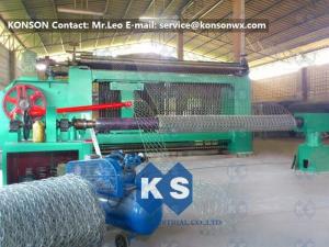 China Automatic Heavy Duty Hexagonal Mesh Machine for Making Stone Gabion Netting wholesale