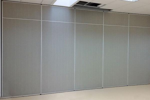 Soundproof Wood Mobile Sliding Partition Walls For Conference Hall Customized Color