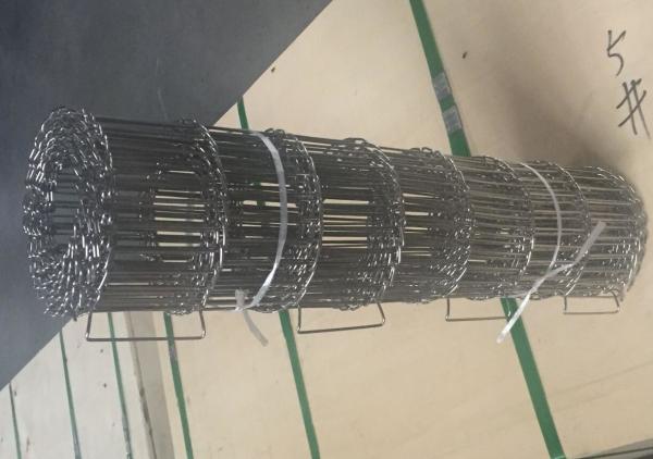Quality DIN 0.9mm to 2.8mm Wire Conveyor Belt Single Loop Edge Or Double Loop Edge for sale