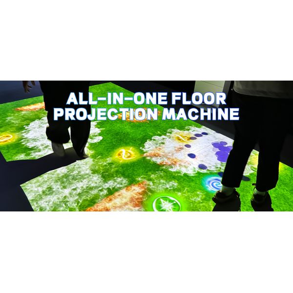 Mobile Interactive Projection Machine with 4000 Lumens Brightness 80+ Games and 1280*800 Resolution