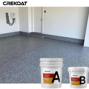 China Colorful Flakes Epoxy Resin Floor Coating Marble Granite Appearance For Garage wholesale