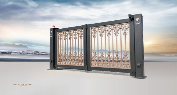Quality Trackless Automated Expandable Electric Bi Folding Gates for School for sale