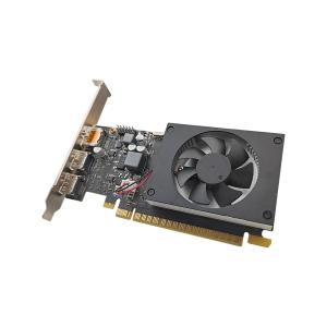 China PCWINMAX Geforce GT 730 2GB/4GB DDR3/DDR5 Optional 64 Bit Graphics Card for PC with HD+HD+DP Ports Low Profile GPU wholesale