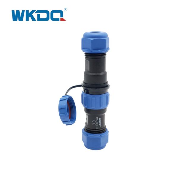 Circular Multipole Wire Waterproof Connector Thread Solder Wk17 Docking Pin Plug