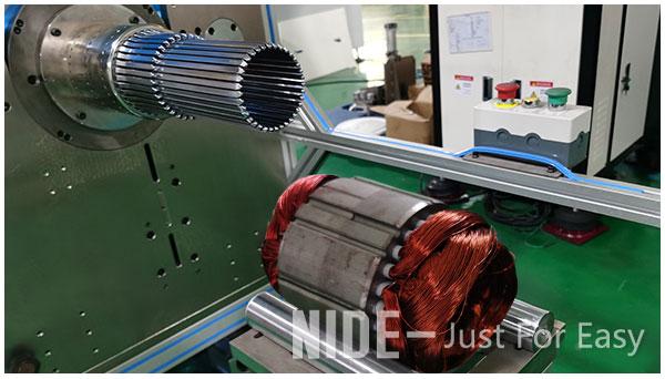 pump motor stator coil winder inserting machine