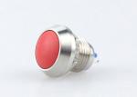 Normally Open Panel Mount Push Button Switch , Self Reset Push Button Switch