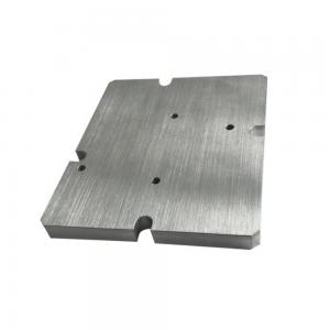China Brushing CNC Milling Parts 6061-T6 Aluminium Alloy Laser Module Baseplate wholesale