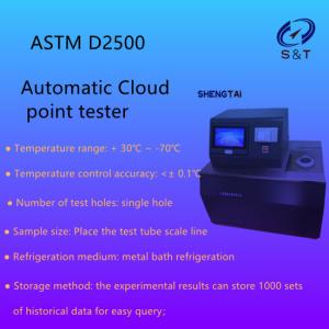 China ASTM D2500 Petroleum Testing Instrument Automatic Cloud Point Tester wholesale