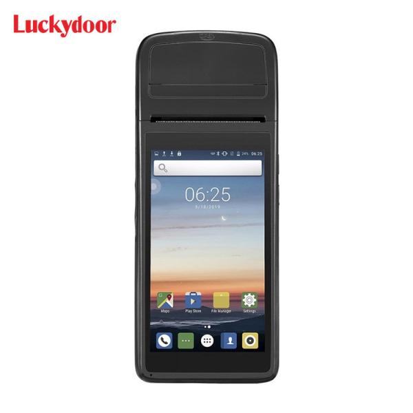 Quality 5.5 Inch Portable POS Receipt Printer Android 8.1 1D/2D Barcode Scanner PDA Terminal for sale