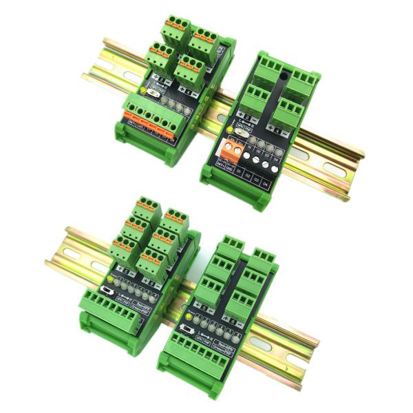 Quality Sensors Wiring Distribution Hub Terminal Blocks Breakout Board 4 6 Arrays Din Rail Mount for sale