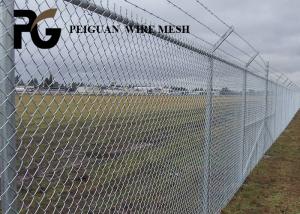 China Decorative Airport Security Metal Fencing With Razor Barbed Wire wholesale