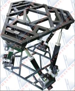 China 6 DOF Swing Test Table For Provide Position / Sine Wave Analog With 200kg Payload wholesale