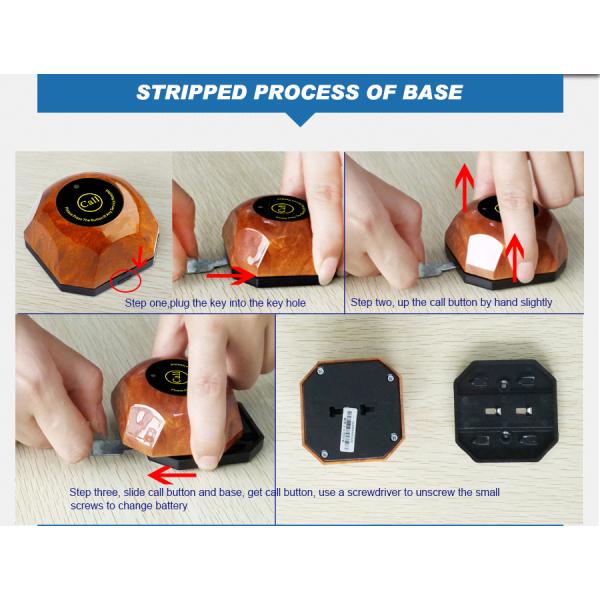 Restaurant Kitchen Equipment wireless waiter button food caller hamburg call