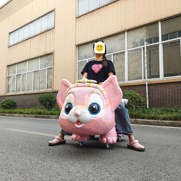 Audlts Kids Animatronic Cartoon Ride Coin Operated Or Remote Control 100kg