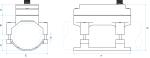 TM602 Separate High Temperature Ultrasonic Flow Meter For Reverse Osmosis System