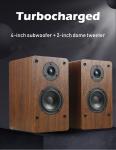 Rhythm Rechargeable Bookshelf Speakers with USB Connection and Music Function