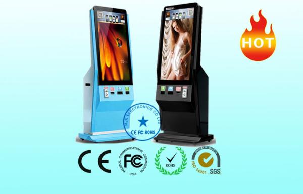 Quality LCD Interactive Touch Screen Kiosk / Standing IR Sensor Kiosk for sale