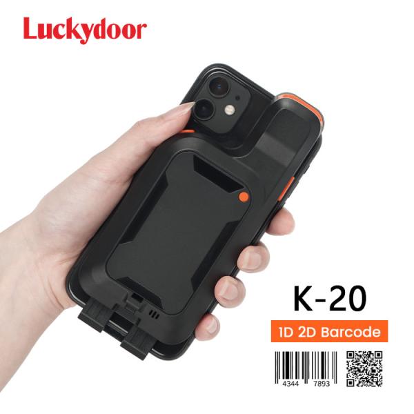 Wireless Barcode Scanner Bluetooth 1d 2d Qr Code Phone Back Clip Android Bar