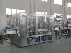 China 3 In 1 Monoblock Automatic Liquid Bottle Filling Machine on sale