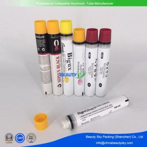 China PH&gt;7 Plastic inside Aluminum tube Dia. 25mm  for  Hair Color cream with big screw cap wholesale