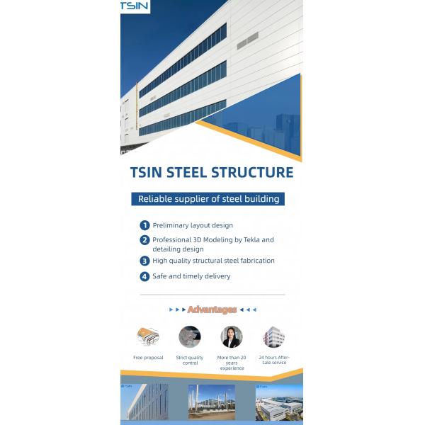 Custom Formability Steel Structure Fabrication High Temperature Tolerance Modular Building