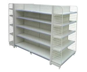 Sturdy Structure ODM Double Sided Display Shelf Epoxy Electrostatic Spray