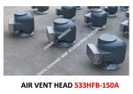 Air Pipe Head (With Insect Net) For Pontoon Type Tail Tip Cabin MODEL：533HFB