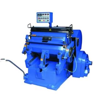 China manual easy operating low cost high precision flat die cutting and creasing machine for paperboard wholesale