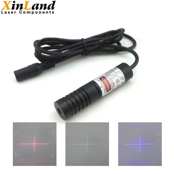 Quality 46.2° 650nm Red Laser Module With Crossed Point Rectangle 3V Laser Diode Module for sale