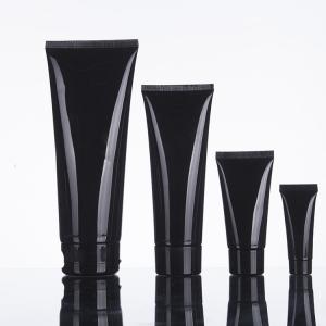 China 30ml Black Lotion 79mm PE Plastic Cosmetic Tubes 1OZ For Cream wholesale