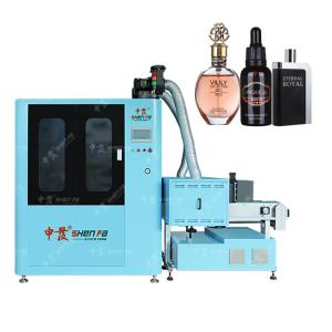 China PLC Automatic Screen Printing Machine Glass Perfume Bottle Silk Printing Equipment wholesale