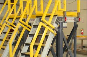 China Pultruded Easily Assembled Frp Handrails Guardrails Structural Shapes Stair Balustrades wholesale