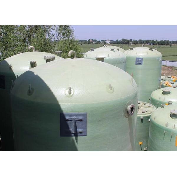 High Strength Antiseptic Cylindrical FRP Storage Tank Agriculture Water Storage