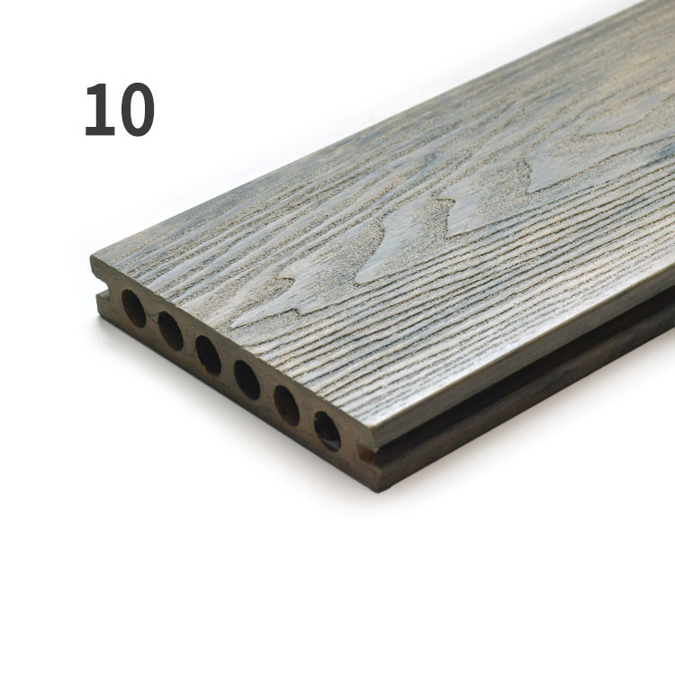 Textured 3D Composite Decking Embossing Wood Plastic Composite Decking