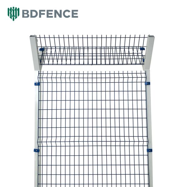 High Security 358 Anti Climb Fence Clearview Welded Wire Mesh Panels Galvanized Steel