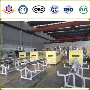 China 250-630MM Double Screw PVC Pipe Extrusion Line Plastic Water Pipe PVC Tube Making Machine Conical twin Screw wholesale