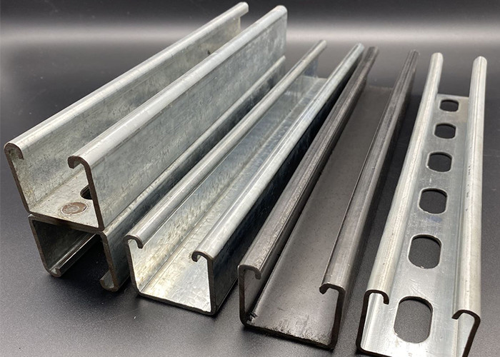 China Pregalvanized Plain Slotted 1 58x1 58 Custom Unistrut Channel wholesale