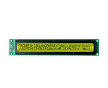 STN Yellow Green Character Tft Lcd Display Module SPLC780D Controller Type 5V